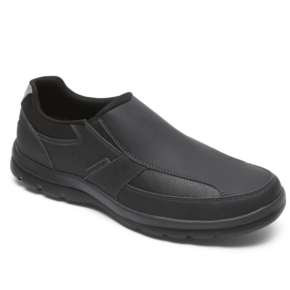 Rockport Mens Slip-On Black - Get Your Kicks - UK 140-IAQKXS